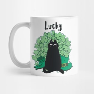 st patricks day cat Mug